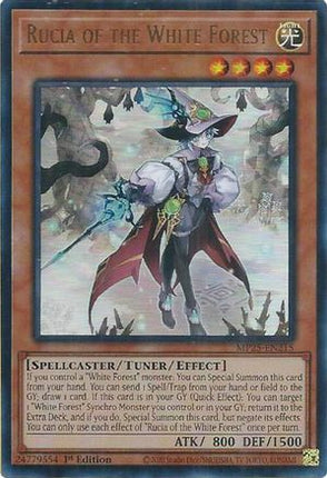 Rucia of the White Forest [MP25-EN215] Ultra Rare 1st Edition