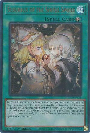 Susurrus of the Sinful Spoils (Ultra Rare) [MP25-EN228] 1st Edition