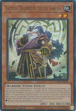Tactical Trainer of the Six Samurai [MP25-EN246] Ultra Rare 1st Edition