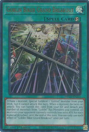 Goblin Biker Grand Breakout [MP25-EN251] Ultra Rare 1st Edition