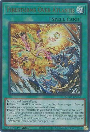 Firestorms Over Atlantis [MP25-EN255] Ultra Rare 1st Edition