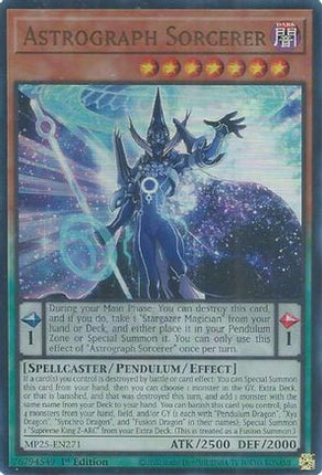 Astrograph Sorcerer [MP25-EN271] Ultra Rare 1st Edition