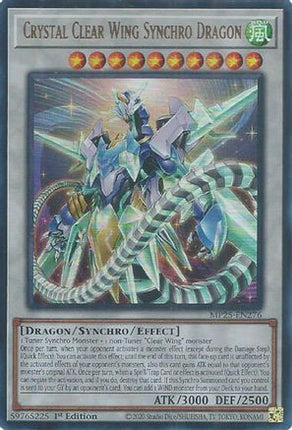 Crystal Clear Wing Synchro Dragon [MP25-EN276] Ultra Rare 1st Edition