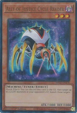 Ally of Justice Cycle Reader [MP25-EN278] Ultra Rare 1st Edition