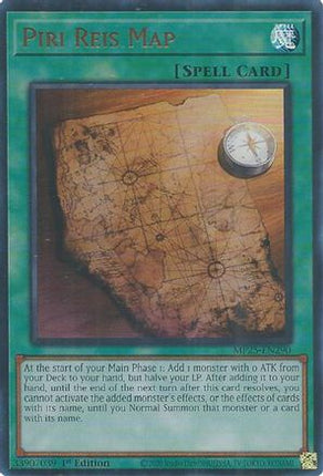Piri Reis Map [MP25-EN290] Ultra Rare 1st Edition