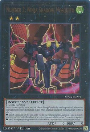 Number 2: Ninja Shadow Mosquito (Ultra Rare) [MP25-EN291] 1st Edition