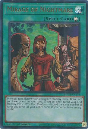 Mirage of Nightmare [MP25-EN298] Ultra Rare 1st Edition