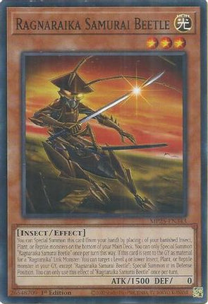 Ragnaraika Samurai Beetle (Common / Short Print) [MP25-EN343] 1st Edition