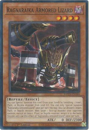 Ragnaraika Armored Lizard (Common / Short Print) [MP25-EN344] 1st Edition