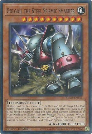Golgoil the Steel Seismic Smasher [MP25-EN345] Common / Short Print 1st Edition