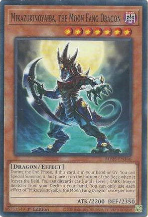 Mikazukinoyaiba, the Moon Fang Dragon [MP25-EN346] Common / Short Print 1st Edition