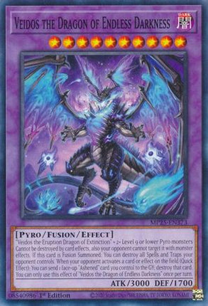 Veidos the Dragon of Endless Darkness [MP25-EN373] Common / Short Print 1st Edition