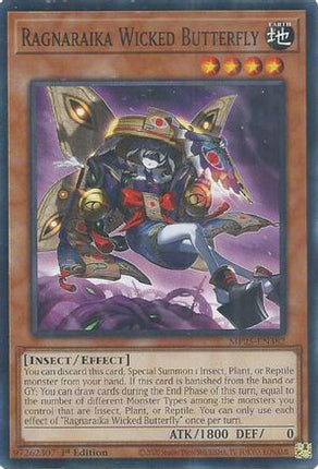 Ragnaraika Wicked Butterfly [MP25-EN382] Common / Short Print 1st Edition