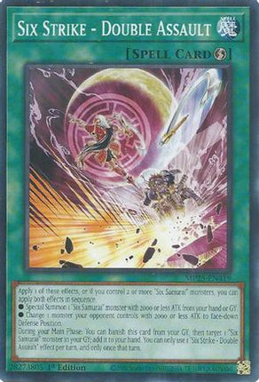 Six Strike - Double Assault (Common / Short Print) [MP25-EN419] 1st Edition