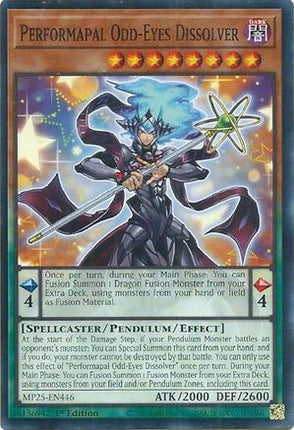 Performapal Odd-Eyes Dissolver [MP25-EN446] Common / Short Print 1st Edition
