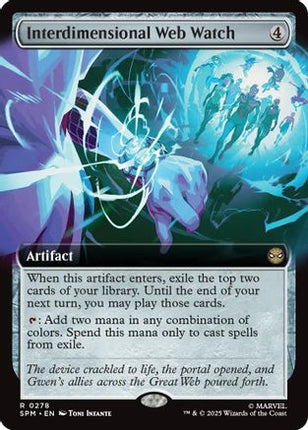 Interdimensional Web Watch (Extended Art) [Marvel's Spider-Man] Foil