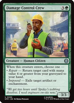 Damage Control Crew [Marvel's Spider-Man] Foil