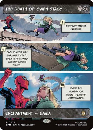 The Death of Gwen Stacy (Borderless) [Marvel's Spider-Man] Foil