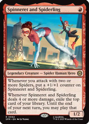 Spinneret and Spiderling [Marvel's Spider-Man] Foil