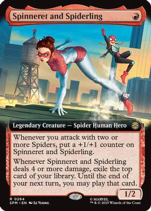Spinneret and Spiderling (Extended Art) [Marvel's Spider-Man] Foil