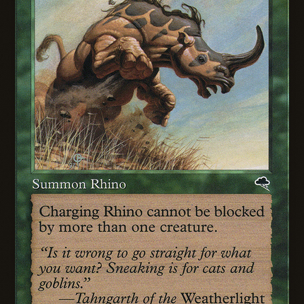 Charging Rhino (218) [Tempest]