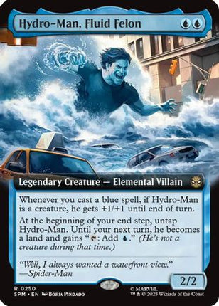 Hydro-Man, Fluid Felon (Extended Art) [Marvel's Spider-Man] Foil