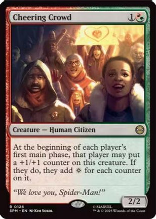 Cheering Crowd [Marvel's Spider-Man] Foil