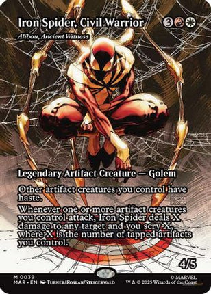 Iron Spider, Civil Warrior - Alibou, Ancient Witness [Marvel Eternal-Legal] Foil