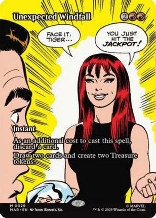 Unexpected Windfall (Borderless) [Marvel Eternal-Legal]