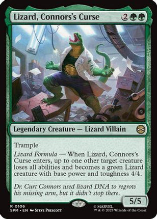 Lizard, Connors's Curse [Marvel's Spider-Man] Foil