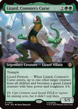 Lizard, Connors's Curse (Extended Art) [Marvel's Spider-Man] Foil