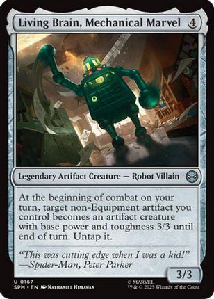 Living Brain, Mechanical Marvel [Marvel's Spider-Man] Foil