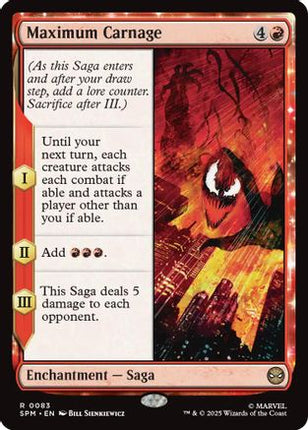Maximum Carnage [Marvel's Spider-Man] Foil
