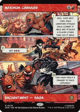 Maximum Carnage (Borderless) [Marvel's Spider-Man] Foil