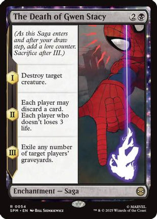 The Death of Gwen Stacy [Marvel's Spider-Man] Foil