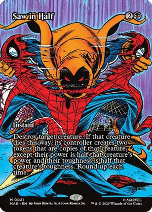 Saw in Half (Borderless) [Marvel Eternal-Legal]