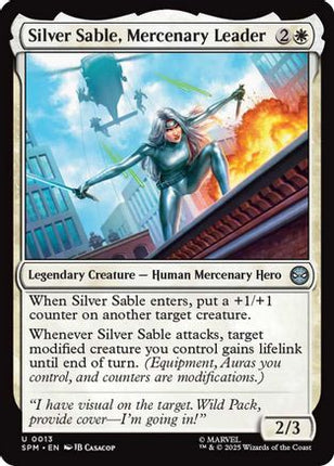 Silver Sable, Mercenary Leader [Marvel's Spider-Man] Foil
