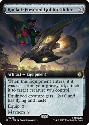 Rocket-Powered Goblin Glider (Extended Art) [Marvel's Spider-Man] Foil