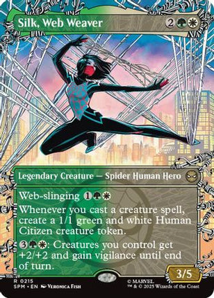 Silk, Web Weaver (Borderless) [Marvel's Spider-Man] Foil