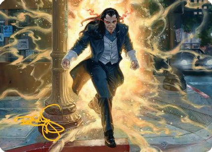 Morlun, Devourer of Spiders Art Card (Gold-Stamped Signature) [Art Series: Marvel's Spider-Man]