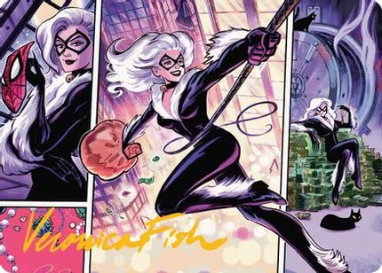 Black Cat, Cunning Thief Art Card (Gold-Stamped Signature) [Art Series: Marvel's Spider-Man]