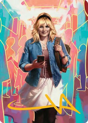 Gwen Stacy Art Card (Gold-Stamped Signature) (13/54) [Art Series: Marvel's Spider-Man]