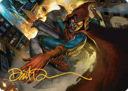 Hobgoblin, Mantled Marauder Art Card (Gold-Stamped Signature) [Art Series: Marvel's Spider-Man]