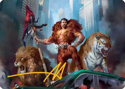 Kraven, Proud Predator Art Card (Gold-Stamped Signature) [Art Series: Marvel's Spider-Man]