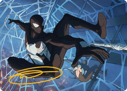 Symbiote Spider-Man Art Card (Gold-Stamped Signature) [Art Series: Marvel's Spider-Man]