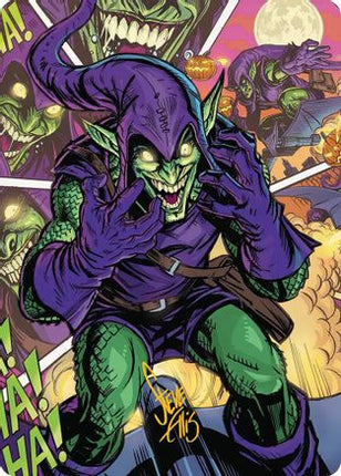 Green Goblin Art Card (49/54) (Gold-Stamped Signature) [Art Series: Marvel's Spider-Man]