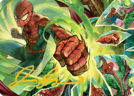 Kapow! Art Card (Gold-Stamped Signature) [Art Series: Marvel's Spider-Man]