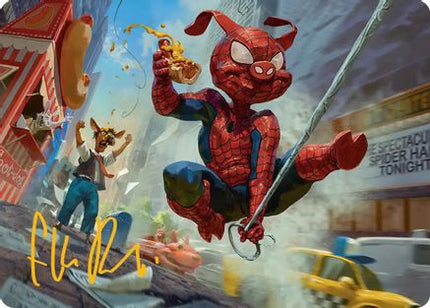 Spider-Ham, Peter Porker Art Card (Gold-Stamped Signature) [Art Series: Marvel's Spider-Man]