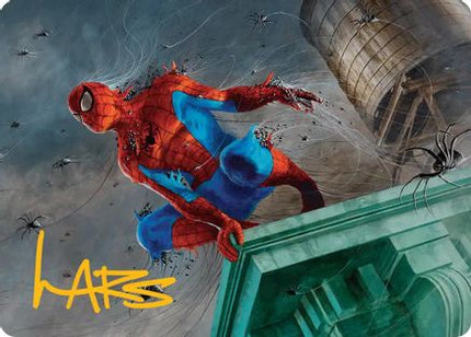 Spiders-Man, Heroic Horde Art Card (Gold-Stamped Signature) [Art Series: Marvel's Spider-Man]