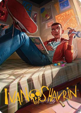 Miles Morales Art Card (Gold-Stamped Signature) [Art Series: Marvel's Spider-Man]